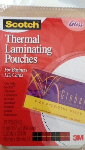 scotch 3m thermal laminating pouches