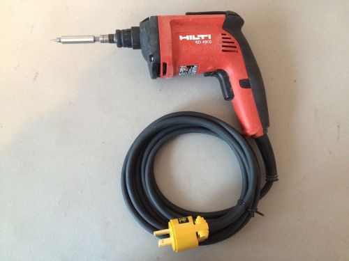 HILTI SD4500 SCREWDRIVER with new 12&#039; cord with Standard Plug