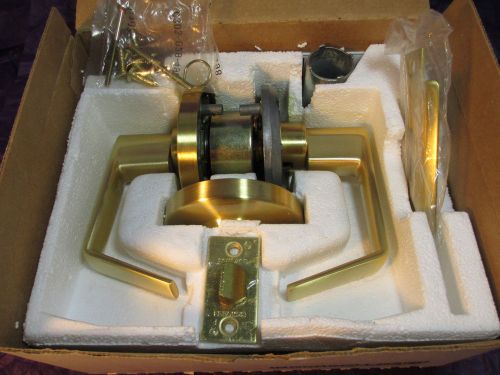 Schlage al10s sat saturn 606 passage function lever lock satin brass for sale