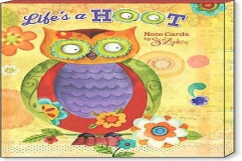 Leanin&#039; Tree Life&#039;s a Hoot 12 Assorted Note Cards