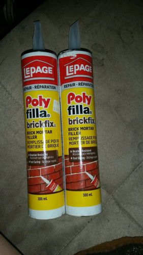 2 tubes of Lepage polyfilla brickfix