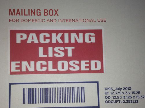 100 - 4&#034; x 2&#034; PACKING LIST ENCLOSED STICKERS