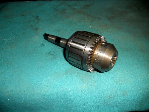 1/2&#034; Jacobs Ball Bearing &#039;Super Chuck&#039;, #2 MT Shank from 9&#034; South bend Lathe