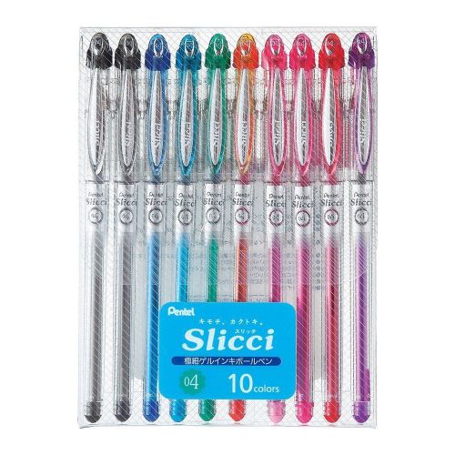 F/S NEW Pentel Ballpoint Suritchi 10-Color Pen Set BG204-10 Import From JP 0215