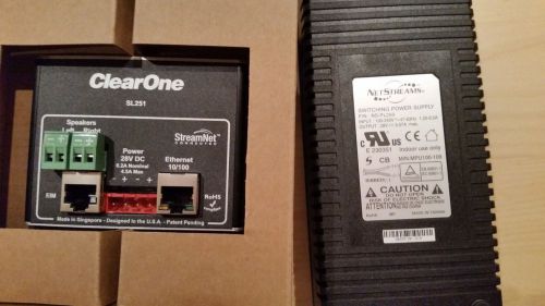 Clear one view SL251 and Netstreams switching power supply
