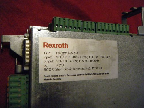 Rexroth Typ: DKC02.3-040-7-FW W/ SERCOS interface ***Send me an offer***