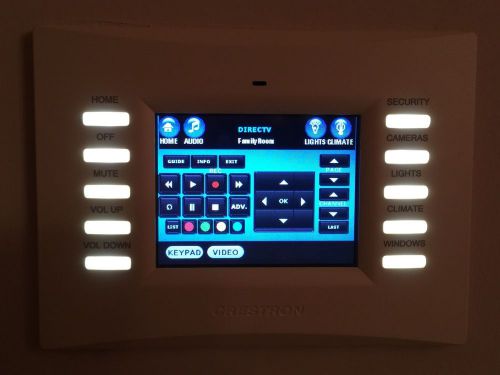 Crestron TPS-4L A compact, elegant wall mount color touch screen.