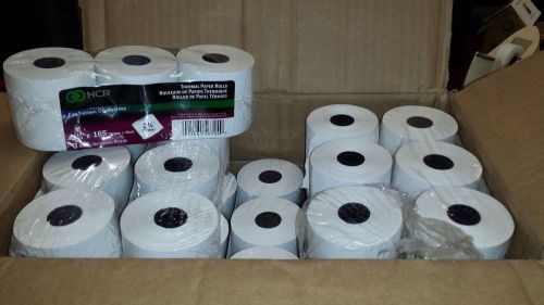 NCR Thermal Paper Rolls (856704) 2 1/4&#034; x 165&#039; Lot of 30 Rolls
