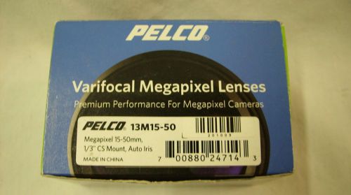 PELCO - SURVEILLANCE CAMERA VARIFOCAL MEGAPIXEL LENS 15-50mm 1/3&#034; CS  13M15-50