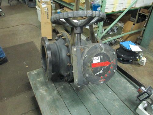Sharpe fire safe 10&#034; ball valve w/gear actuator fs 50114 removed from new equip for sale