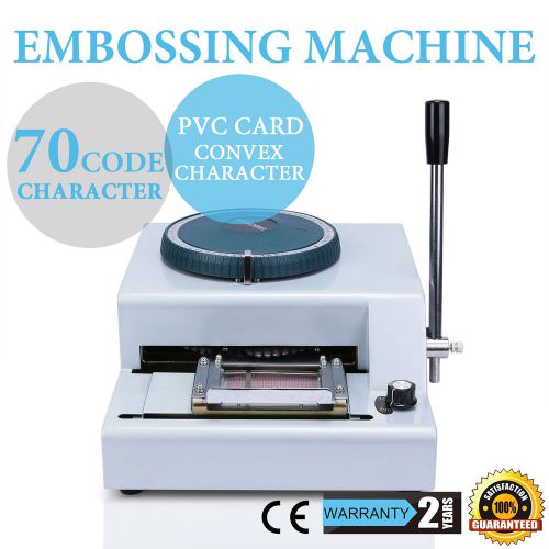 70 character embossing embosser adjustable kerning heavy duty protable well made for sale