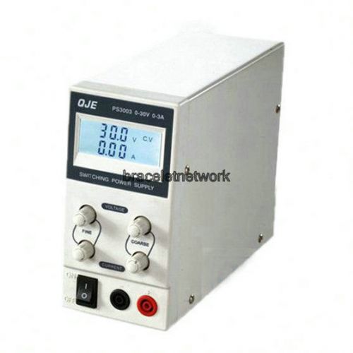 Dc switching power supply 0-5a  output 0-30v adjustable variable lcd  220v only for sale