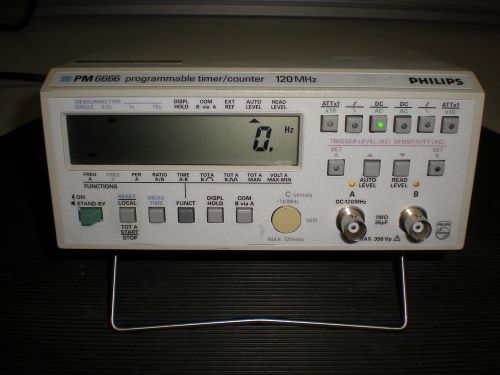 Philips Fluke Model PM 6666 120MHz 2 Ch Counter/Timer - #7
