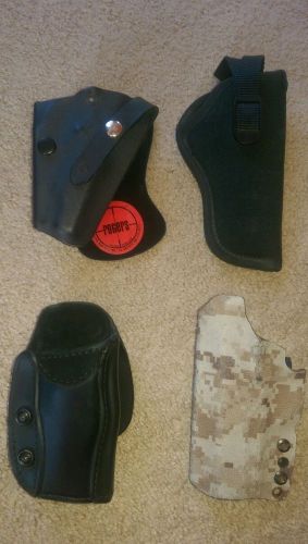 1911 officers model holster lot, safariland, rogers, uncle mikes. Police, ccw