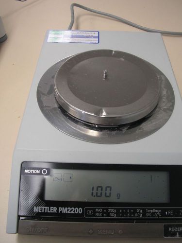 METTLER PM 2200 CLASS 2 ANALYTICAL SCALE /  BALANCE  2100/.01-210/.1