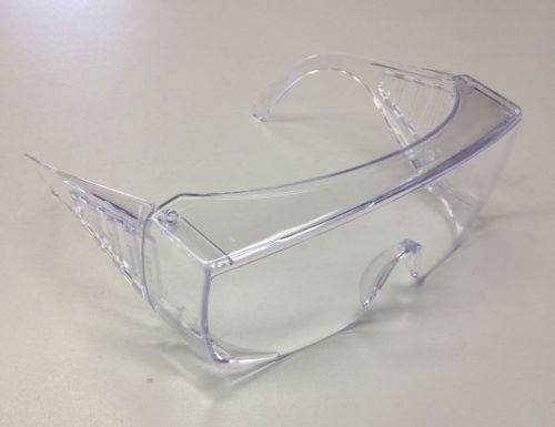 Crews Safety Glasses 9800XL Clear Frame Clear Lens 2-Pair (NEW) (7B6)