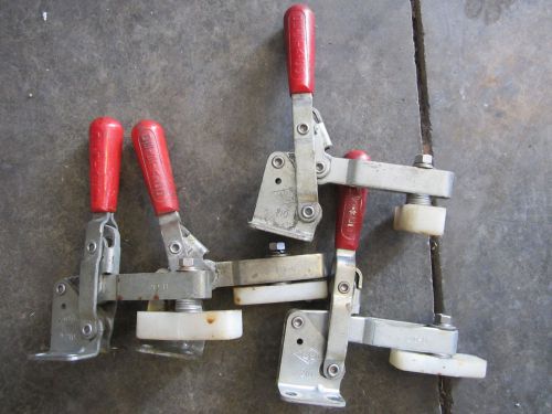 Lot of 4 DE STA CO model 210 vertical quick release toggle clamps