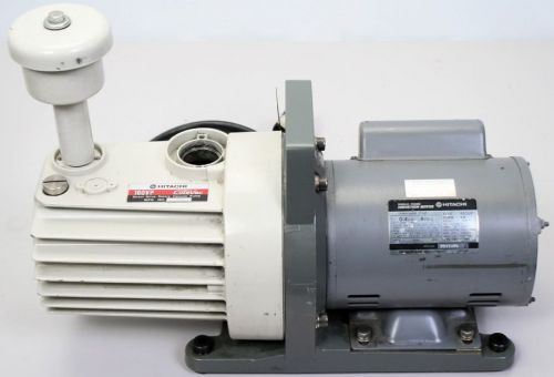 Hitachi 160vp cutevac direct drive rotary vacuum pump w/ oil trap muffler for sale