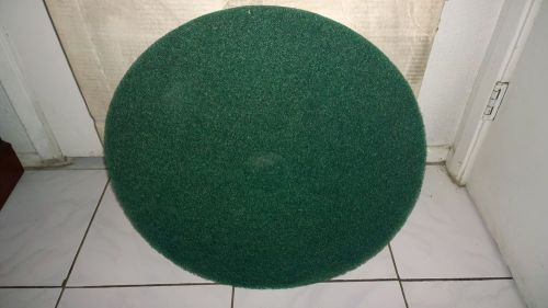 21&#034; Advantage Green Scrubbing pads.  Case of 5 each pads