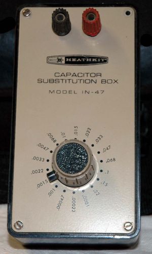 Heath Kit Capacitor substitution box Model IN-47