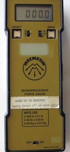 Mecmesin Microprocessor Force Gauge Scale Dynamometer Strength Tester