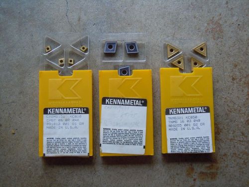 Kennemetal carbide insert, counter drill, counter sink, misc items for sale