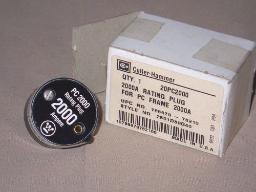 Cutler-Hammer 20PC2000 rating plug(NIB)