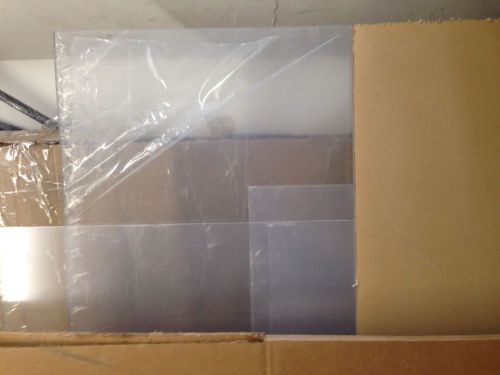 1/4&#034; Inch Clear Acrylic Plexi - Unused with Protective Plastic coating