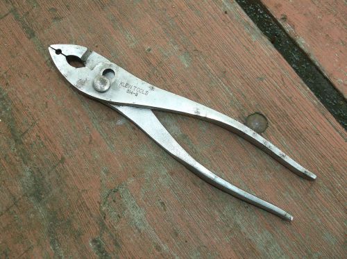 EXCELLENT PAIR KLEIN TOOL 8&#034; ELECTRICAL PLIERS NO. 514-8 FROM A KANSAS ESTATE