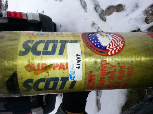 Scott air-pak 4500 psi 30 min carbon fiber scba cylinder tank  2001 paintball for sale