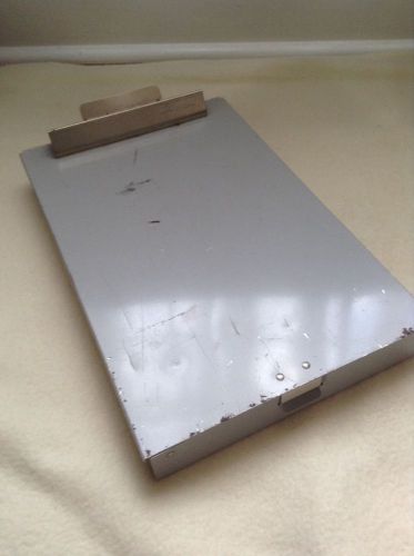Saunders Clipboard Aluminum Document Storage Box Metal Office Clip Board