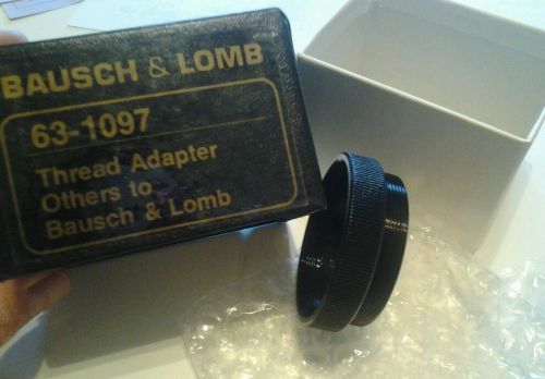Ten ea. Vintage Bausch &amp; Lomb 63-1097 thread adapters Lot of 10