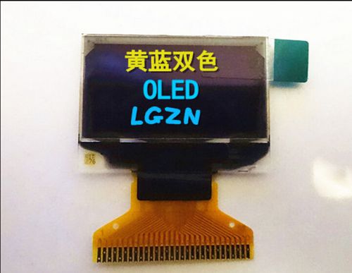 0.96-inch Bright Yellow And Blue Color OLED Display 128 * 64