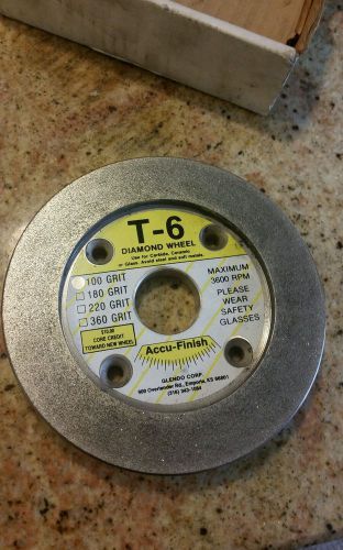 T-G 100 Grit Diamond Wheel 1 1/4 Hub Diameter 6-inch OD