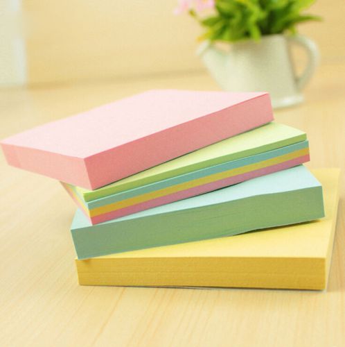4 PCS/lot Colorfull Sticker Post It Bookmark Tab Note Pads Sticky Notes