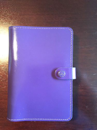 Filofax Original Personal Patent Leather Purple