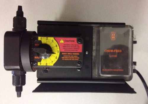 Injector pump, metering pump, 100psi,115V, C-1100 C-11X544, Chem-Feed Used