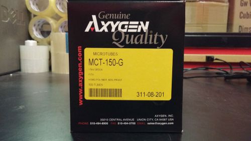 Axygen MCT-150-G MaxyClear Boil-Proof Snaplock Microcentrifuge Tube, Non-Sterile