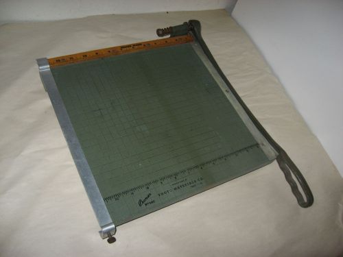 Premier USA Wooden Base 13” Paper Guillotine Cutter