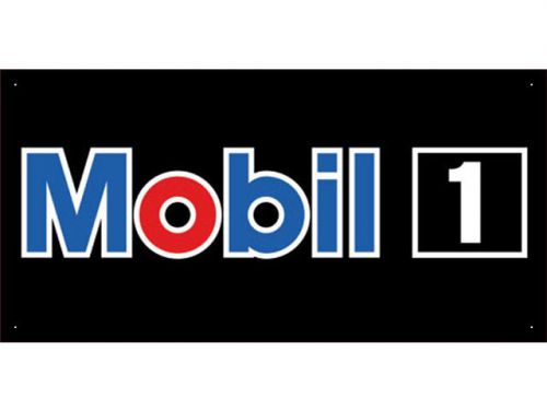 Advertising Display Banner for Mobil Sales Service Oils