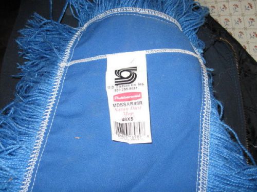 RUBBERMAID INDSTL 48 x 5 DUST MOP HEAD REPLACEMENT DELUXE BLUE NVR USD FREE SHIP