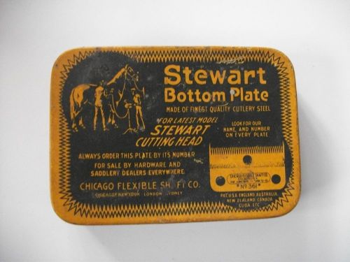 vintage stewart cutting head chicago flexible shaft co.no.361 with tin case.