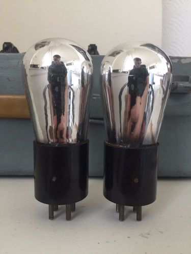 Pair Cunningham CX-301-A Amplifier Tubes, Good Condition, For Display Only