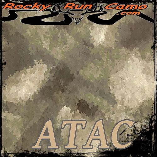 ATAC Rocky Run Camo Hydrographic water transfer Dip Kit Guns,Skull,auto,ATV,Hunt