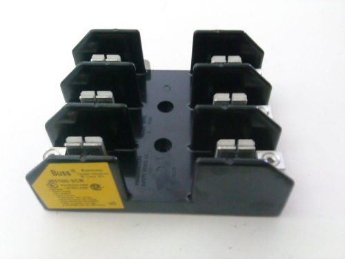 Fuse block bussman j60100-3cr  holds 100 amp class j fuses - 3 pole- new for sale