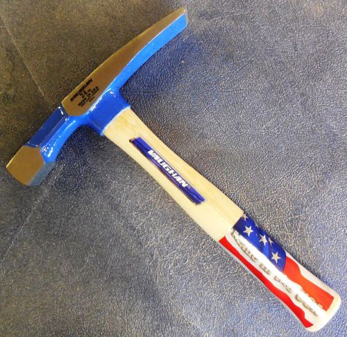 VAUGHAN BL24 24 oz. Bricklayer&#039;s Hammer w/ 11-1/2&#034; Hickory Handle, NEW, USA