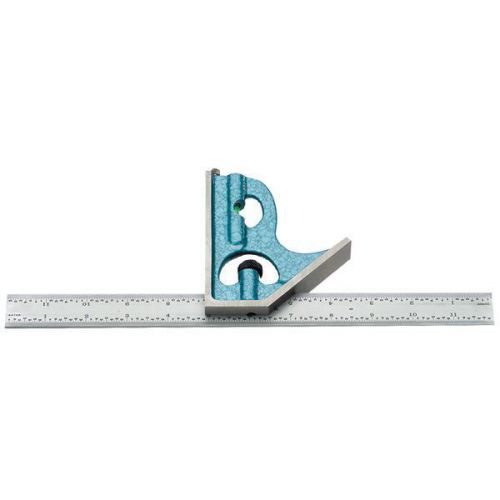 PEC 2 Piece Combination Square Set TM-12X Blade Length 12&#034; 32nds 64ths .5mm 1mm