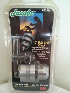Jacobs 1/2&#034; Multi Craft Chuck, made in USA