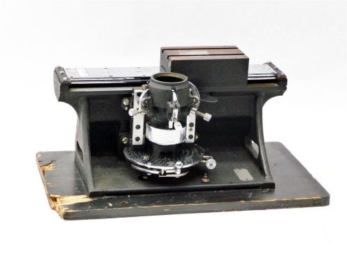 American Optical Spencer Microtome 860 Sliding Block Precision Knife Cutting