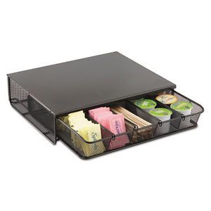 Safco One Drawer Hospitality Organizer, 5 Compartments, 12 1/2 x 11 1/4 x 3 1/4